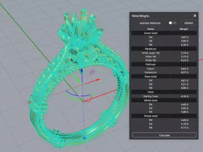 Verragio ring 3D print model