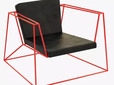 Home Ideas Supply Heavy metall Armchair 3D model