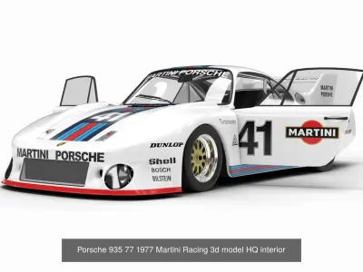 Pack Porsche 935 car HQ interior