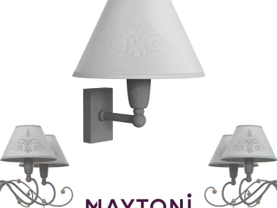 Sconce Milea ARM132-WL-01-GR Maytoni Classic Free 3D model
