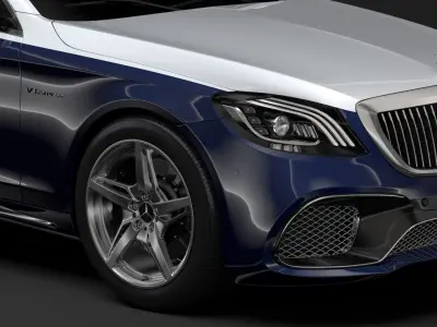 Mercedes AMG Maybach S 65 X222 2019 3D model