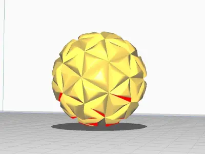 Art ball decoration Free 3D print model
