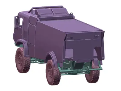 Kamaz 43509 Dakar Rally print 3D print model