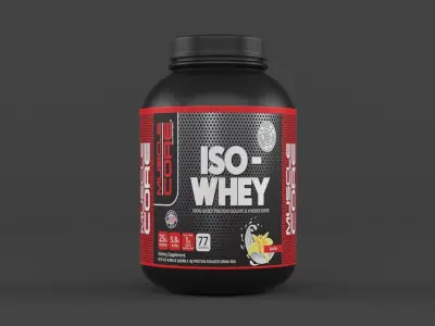 Protein Powder 3D model
