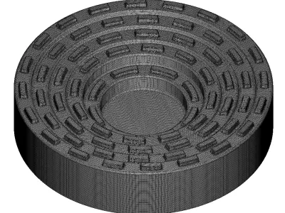 Premium Open Auditorium 3D print model