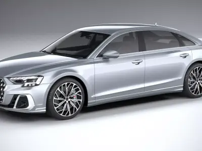 Audi A8L 2022 3D model