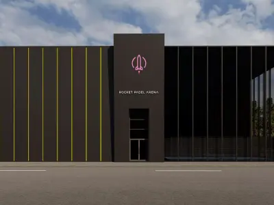 Rocket Padel Arena Sport Centre Free 3D model