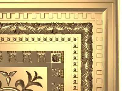  decorative pattern ready for 3D printing 3D model