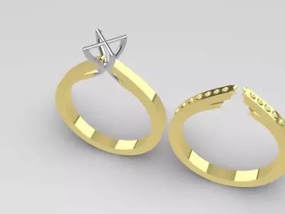 engagement rings Free 3D model