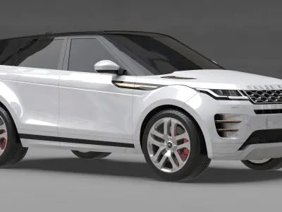 Range Rover Evoque 2020 no Interior 3D model