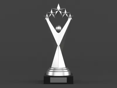 Trophy Cups 3D model