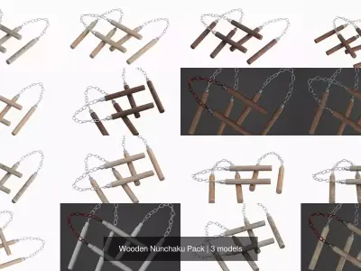 Wooden Nunchaku Pack