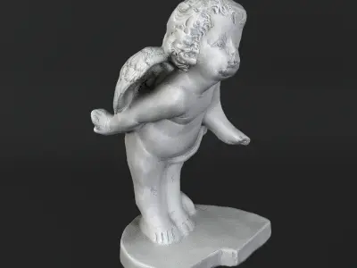 Sculpture Angels cupids 3D model