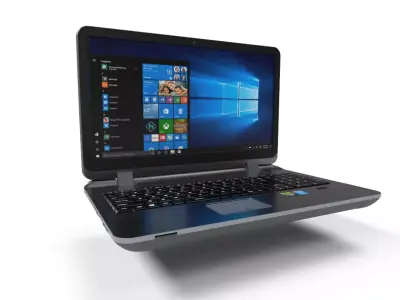 laptop  Low-poly 3D model