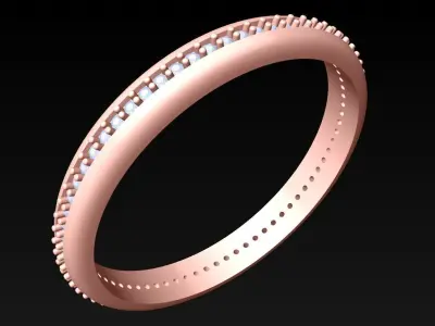 Diamond Ring - Womens Rings - N817249 3D print model