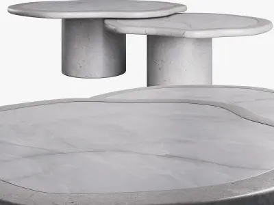 Joan Duo Onyx Coffee Table 3D model