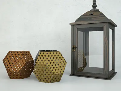 Lanterns by Jysk 3D model