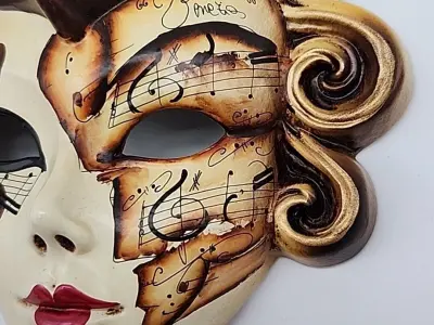 Venetian Girl Mask wall decoration 3D print model