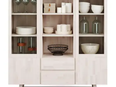 BROOKLYN CABINET by Rowico Home 3D model