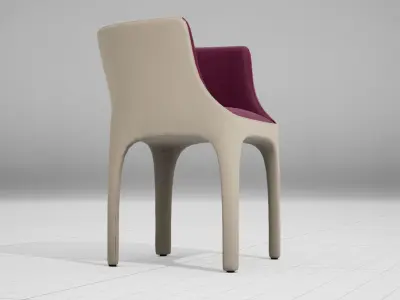 Giorgetti Diana Chair UE4 Low-poly 3D model