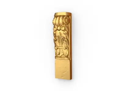Classic decor ornament carved 24  3D model