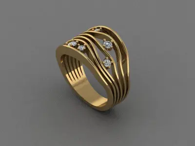 Jewelry Ring 3D print model
