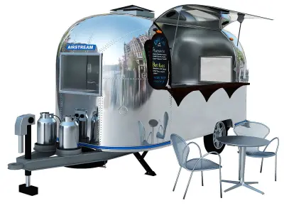 Bar car trailer 3D model