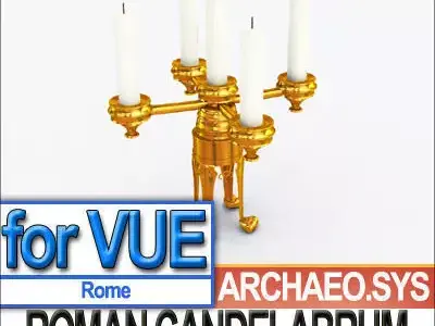 Ancient Roman Candelabrum 3D model