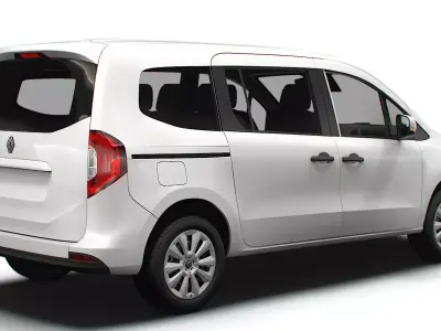 Renault Kangoo E Tech Tourneo LWB 2026 3D model