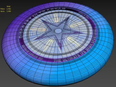 The Frisbee Disc 3D model
