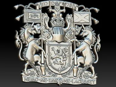 Scotland COA  3D print model