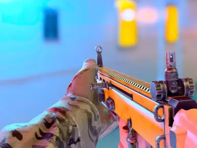 First Person Weapons Pack Low-poly 3D model