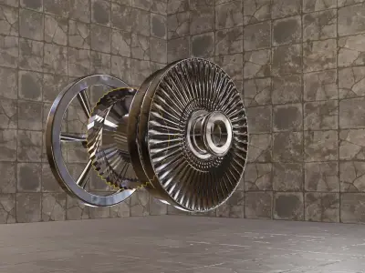 Turbo Pump 3D model
