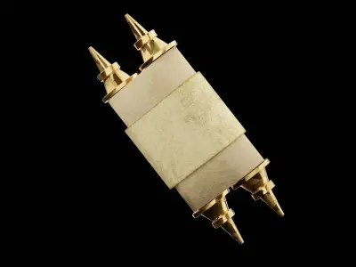 Ancient Scroll  Low-poly 3D model