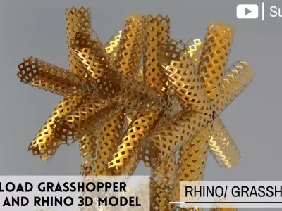 Grasshopper Lunchbox Structure Model and Script 3D model