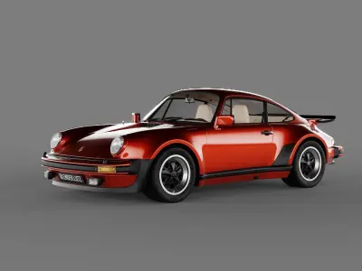 Porsche 911 Turbo 3 0 Typ 930 3D model