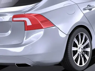 Volvo S60 2014 VRAY 3D model
