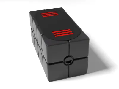 Star Wars Death Star grey Scanning Crate  Free 3D print model