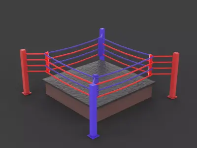 Boxing Ring  3D model