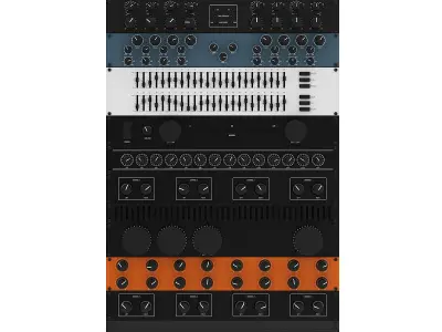 Audio Rack 2 3D model