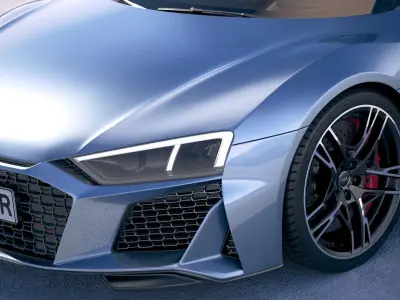 Audi R8 Spyder 2019 3D model