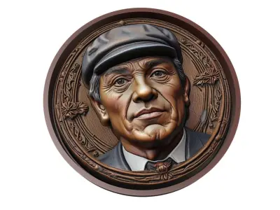 Pedri Footballer Medallion 3D print model