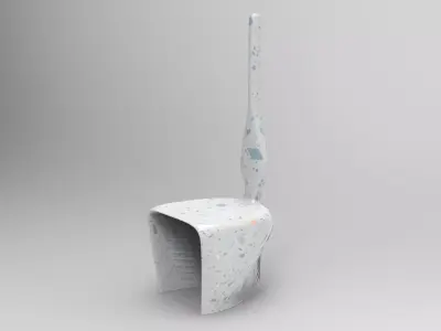 Ladug Chair Low-poly 3D model