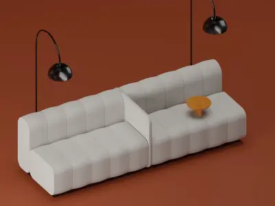 Sofa BOB 3D Model - Bla Station  3D model