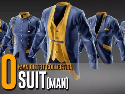 30 Man Suit Collection- VOL 03 3D model