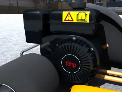 Racing Go Kart GoKart 3D model