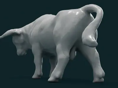 Bull 3D Model 3D model