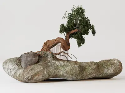 Japan bonsai 3D model