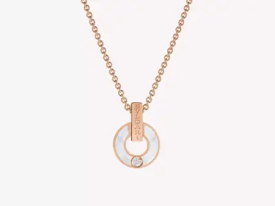 BULGARI - BVLGARI BVLGARI - NECKLACE WITH LARGE STONE 3D print model