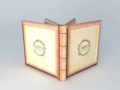 Baby Book of First Album Free 3D model